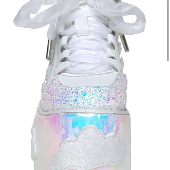 YRU Qozmo Sky Sky Cloud Platform Sneakers Shoes 6 - Picture 3 of 13
